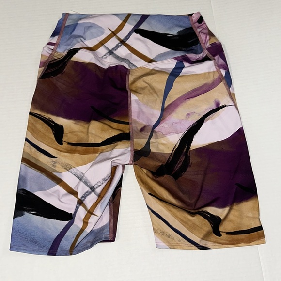 Soma WKND bike shorts size M 360 Go with the flow purple High Rise - Picture 10 of 12